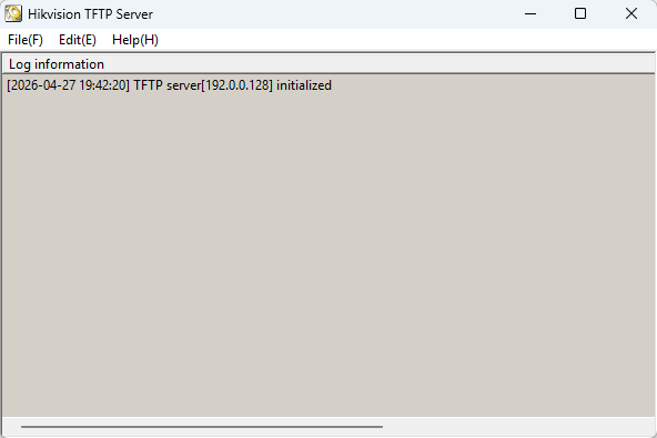 Запуск TFTP-сервера